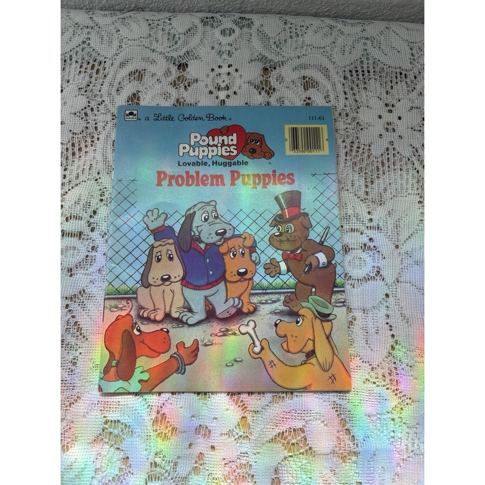 1986 A Little Golden Book Pound Puppies Problem Puppies by Justin Korman